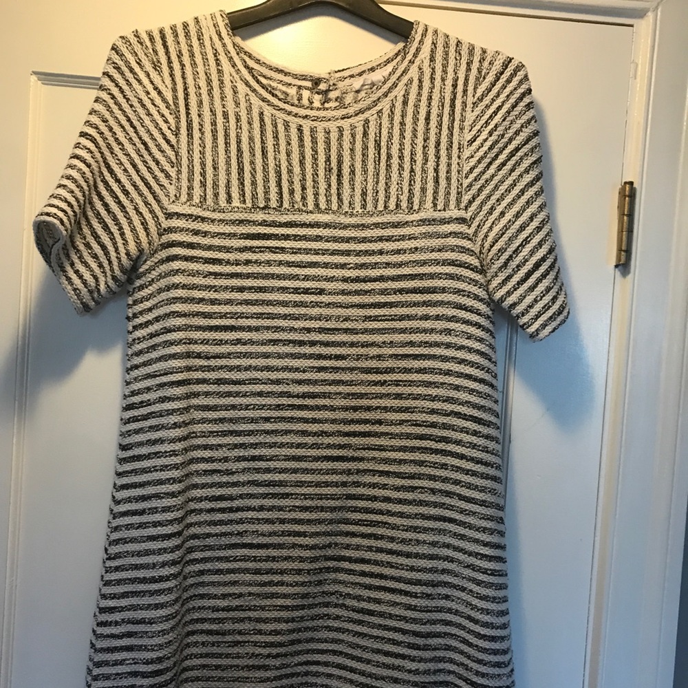 BCBGeneration black and White striped dress